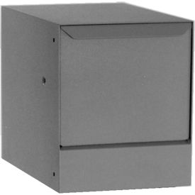 Thru-Wall Package Drop with Tilt-Out Door - Gray