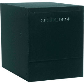 Thru-Wall Package Drop with Tilt-Out Door - Black