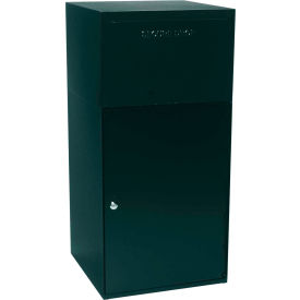 Collection Vault Mailbox and Parcel Drop DVCS0023 - Free Standing - Front Access - Black