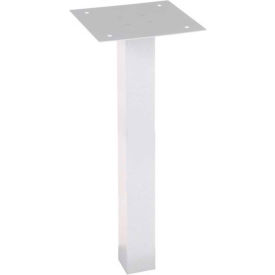 Top Mount/In Ground Post for Weekend Away/Mail Protector White