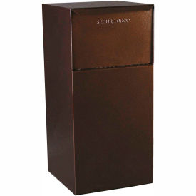 Deposit Vault Mailbox and Parcel Drop - Free Standing - Rear Access - Copper Vein