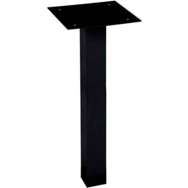 Top Mount/In Ground Post for Weekend Away/Mail Protector Black