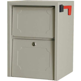 Weekend Away Secure Mailbox - Front Access - Sand