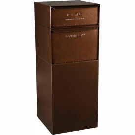 Full Service Vault Mailbox and Parcel Drop - USPS Approved - Rear Access Copper Vein