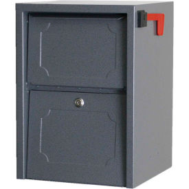 Weekend Away Secure Mailbox - Front Access - Gray