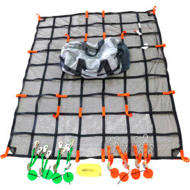 Truck Cargo Net Tie Down Kit W/ Debris Liner, 113" x 90" - UTDK-11390-DL