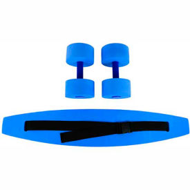 Standard Aquatic Exercise Kit (Jogger Belt, Hand Bars), Large, Blue