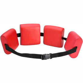 Swim Belt with Four Oval Floats, Red