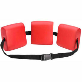 Swim Belt with Three Oval Floats, Red