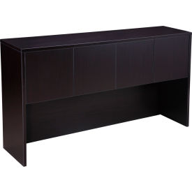 Hutch with 4 Doors - 66" - Mocha