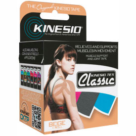 Kinesiology Tape, 2" x 4.4 yds, Beige, 1 Roll