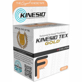 Tex Gold FP Kinesiology Tape, 2" x 5.5 yds, Beige, 6 Rolls