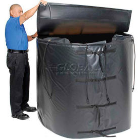 Insulated Tote Heating Blanket For 330 Gal IBC Steel Tote, Up To 145°F, 240V