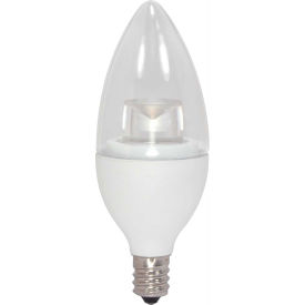 2.8W LED Candelabra Base 3000K, 1/Card