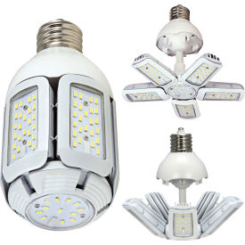 LED HID Replacement, Adj. Beam Angle, 60W, 8400 Lum, 5000K, Type B, Mog Base, 100-277V