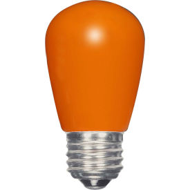 1.4W LED S14 Ceramic Orange Medium Base