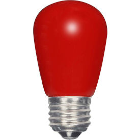 1.4W LED S14 Ceramic Red Medium Base