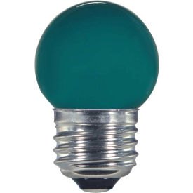 1.2W LED S11 Night Light Bulb Medium Base Ceramic Green bulb
