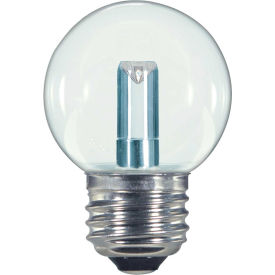 1.4W LED G16 1/2 Globe Medium Base Clear 2700K