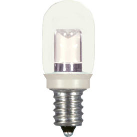 0.8W LED T6 Indicator Bulb Candelabra Base Clear 2700K