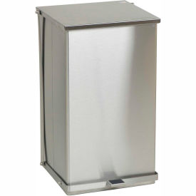 Stainless Steel Step-On Can, 100 Quart