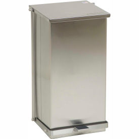 Stainless Steel Step-On Can, 48 Quart