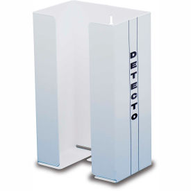 Single Glove Box Holder, White Powder Coated Steel, 10-1/2"H x 6-1/2"W x 4-1/4"D