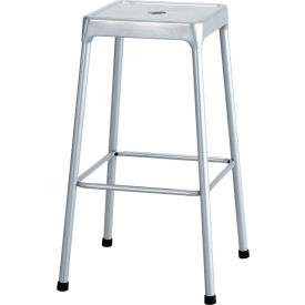 Steel Stool 29" Bar Height - Silver