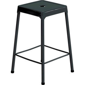 Steel Stool 25" Counter Height - Black