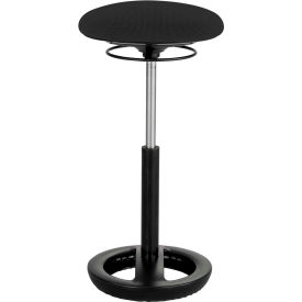 Twixt Active Seating Stool - Height adjustable 22-32 inches - Color: Black