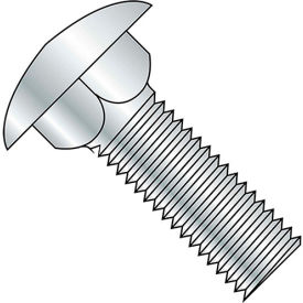 5/8-11 x 6-1/2" Carriage Bolt - Round Head - Steel - Zinc - UNC - Grade 5 - Undersized - Pkg of 25
