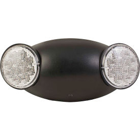 LED Black Emergency Unit w/ Adjustable Heads, Remote Capability