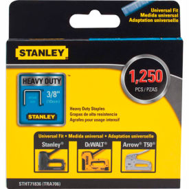 Heavy-Duty Narrow Crown Staples 3/8" -1,250 Pack