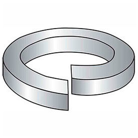 3/8" Hi-Collar Split Lock Washer - .385/.377" I.D. - .125" Thick - Steel - Zinc - Grade 2 - 100 Pk