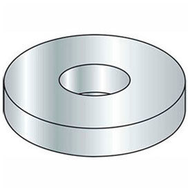 1/4" Flat Washer - SAE - 9/32" I.D. - Steel - Zinc - Grade 2 - Pkg of 100