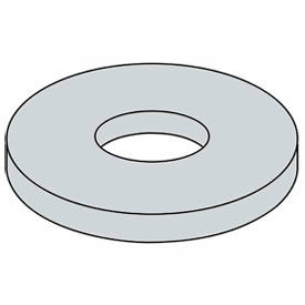1/8" Fender Washer - .16" I.D. - .047/.08" Thick - Steel - Zinc - Grade 2 - Pack of 100