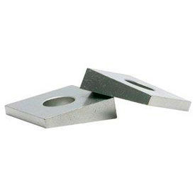 3/8" Malleable Bevel Washer - 7/16" I.D. - .313" Thick - Steel - Galvanized - Grade 2 - Pkg of 25