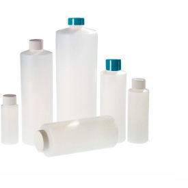 16oz (480ml) Natural HDPE Cylinder Bottle Only, 28-400 Neck Finish, Case of 153