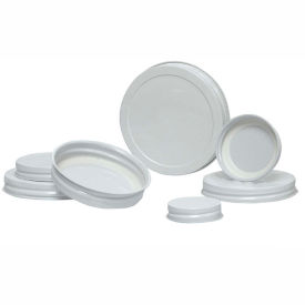 CAP-06645 White Metal Plastisol Lined Cap, 58-400 Neck Finish, Case of 288