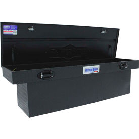 Aluminum 72" Crossover Truck Box, Single Lid Deep Matte Black - 79211096