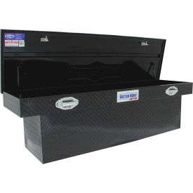 SEC Aluminum 63" Crossover Truck Box, Single Lid Black
