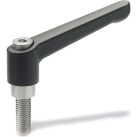 6N50S33K Nylon Plastic Adjustable Lever With Stainless Steel Components M6 x 50mm Stud