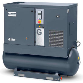125 PSI, 39.6 CFM, 3PH 208-230/460V, Horizontal, 120 Gallon
