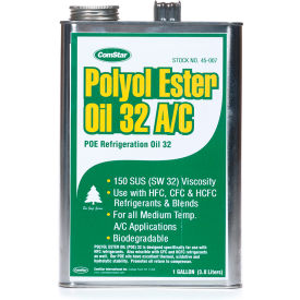 Polyol Ester Refrigeration Oil 1 Gallon 150 Sus