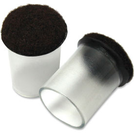 Clear Sleeve Floor Protectors - 1.63" Diameter Round - 8/Pack