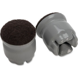 1.5" Slip-on Floor Savers - Gray - 8/Pack