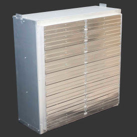 36" Belt Drive Box Fan, 3/4HP, 1PH, 11010 CFM, With Shutter