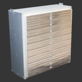 48" Belt Drive Box Fan, 1HP, 1PH, 19210 CFM, With Shutter