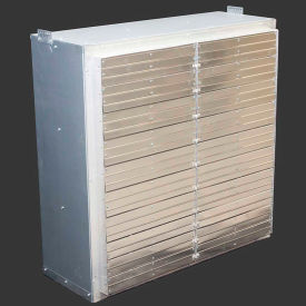36" Direct Drive Box Fan, 1/2HP, 1PH, 11070 CFM, With Shutter