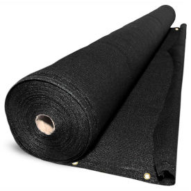 Privacy Netting W/Reinforced Grommets, 6' x 100', Black - PN-30059